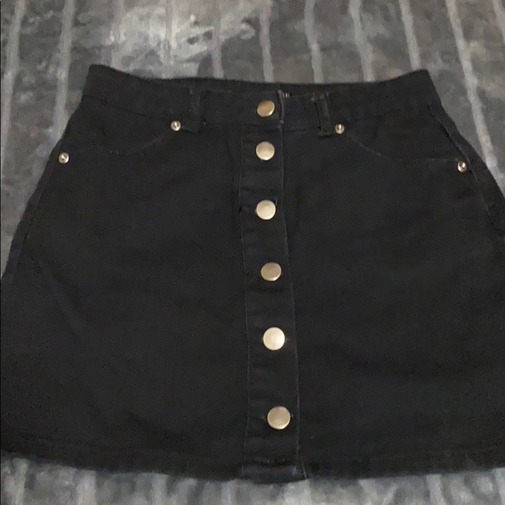 Forever 21 button down denim skirt
